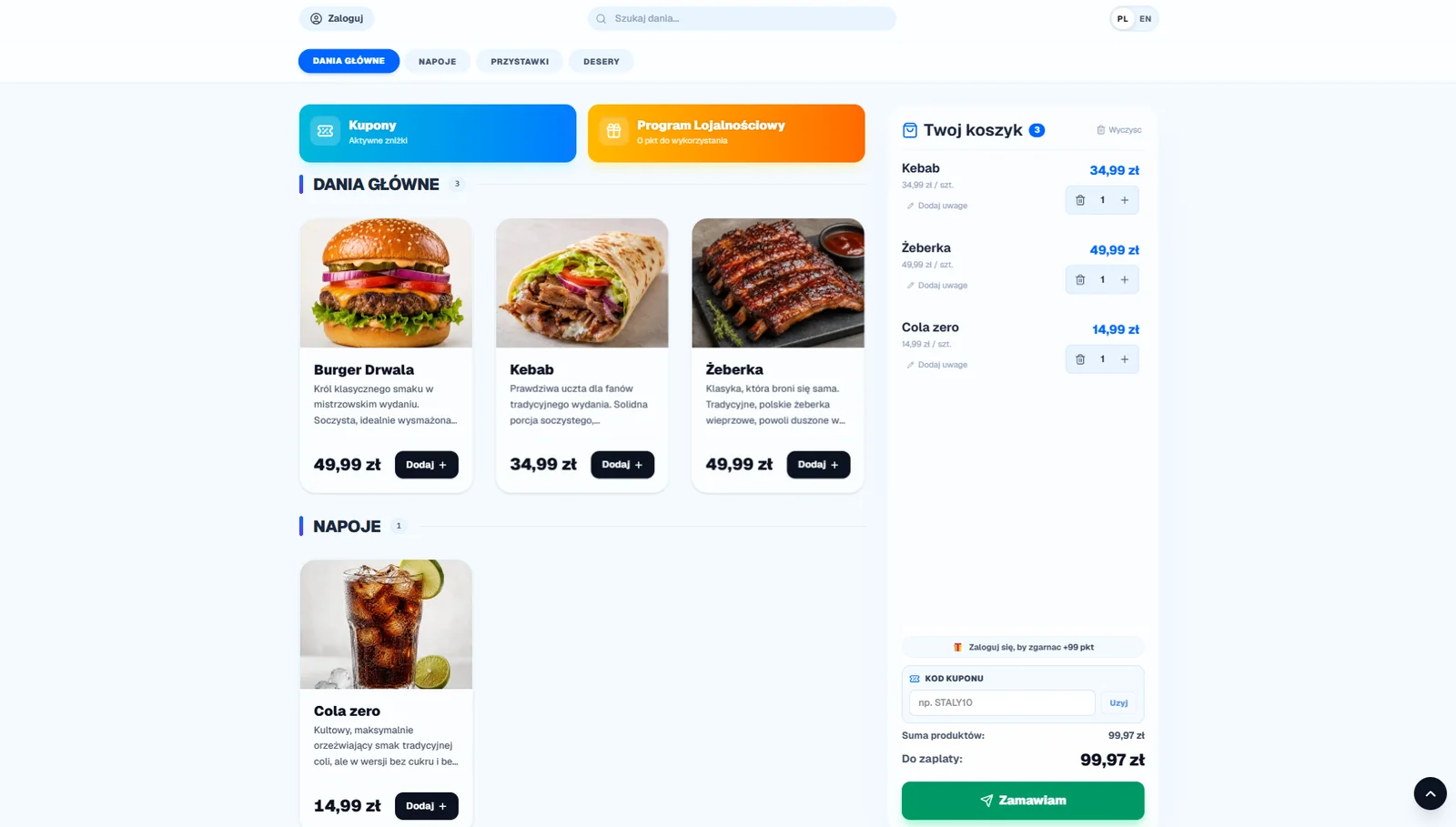OrderNow QR menu and table ordering experience